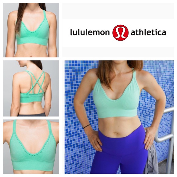 lululemon seamlessly plunge bra